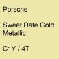 Preview: Porsche, Sweet Date Gold Metallic, C1Y / 4T.
